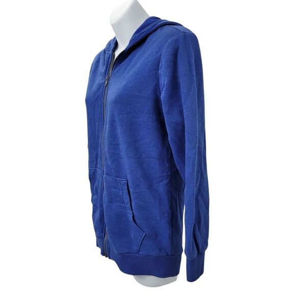 2/$20 Old Navy Blue Zipper Up Hoodie Jacket Size: Youth XL 14-16 - Picture 4 of 13